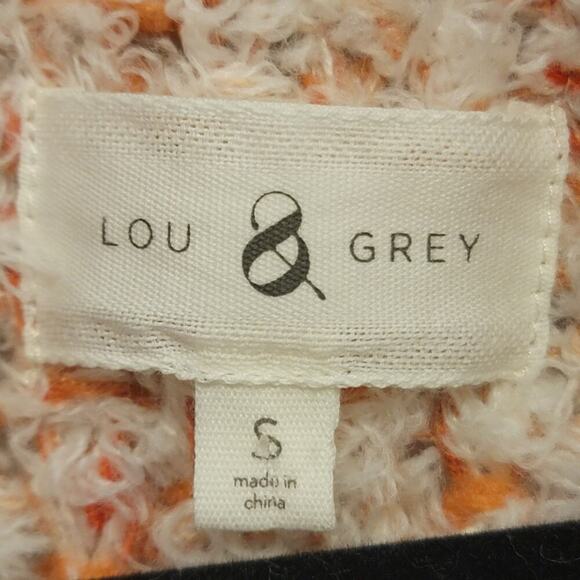 Lou & Grey Pumpkin Spice Cardigan Sweater Cozycore Open Front Size S R365 - Picture 2 of 12